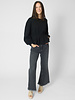 The Great The Slouchy Corset Sweatshirt Black