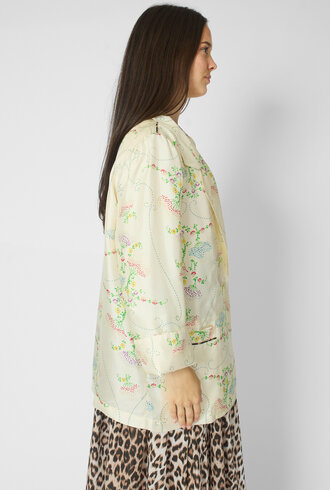 La Prestic Ouiston Elichou Blazer Broderie Ecru