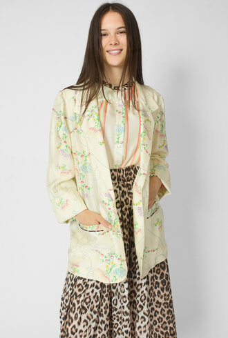 La Prestic Ouiston Elichou Blazer Broderie Ecru