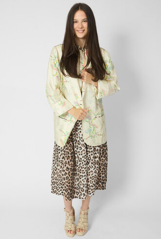 La Prestic Ouiston Elichou Blazer Broderie Ecru