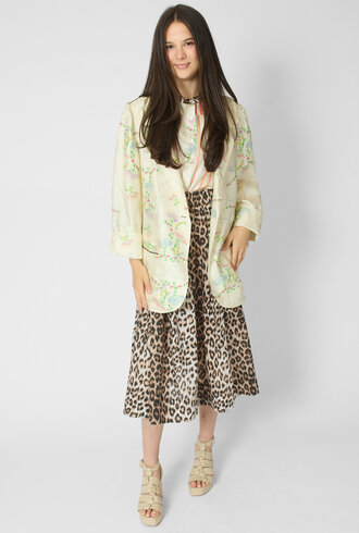 La Prestic Ouiston Elichou Blazer Broderie Ecru