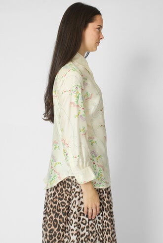 La Prestic Ouiston Emmanuelle Blouse Broderie Ecru