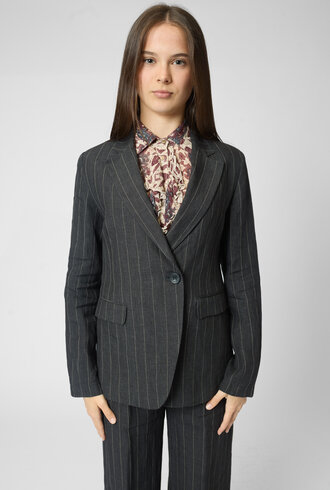 Diega Varizo Blazer Noir Ecru
