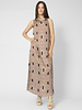 Diega Ruca Dress Ecru /Camel