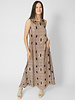 Diega Ruca Dress Ecru /Camel