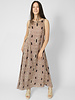 Diega Ruca Dress Ecru /Camel