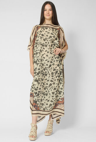 Diega Rafeo Dress Noir/Ecru