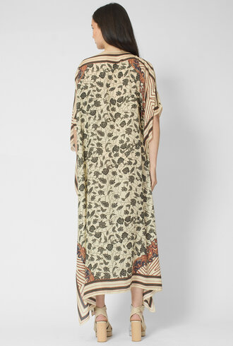 Diega Rafeo Dress Noir/Ecru