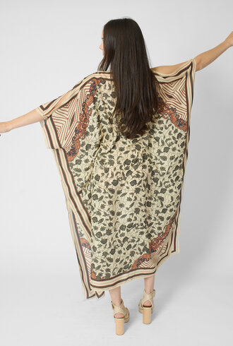 Diega Rafeo Dress Noir/Ecru