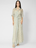 Alysi Freckled Printed Shirt Dress Pistachio