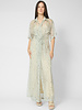 Alysi Freckled Printed Shirt Dress Pistachio