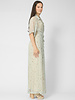 Alysi Freckled Printed Shirt Dress Pistachio