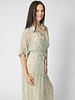 Alysi Freckled Printed Shirt Dress Pistachio