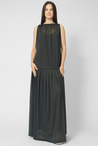Alysi Superlight Jersey Dress Lavagna