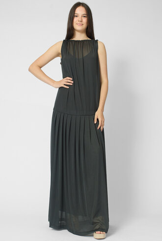 Alysi Superlight Jersey Dress Lavagna