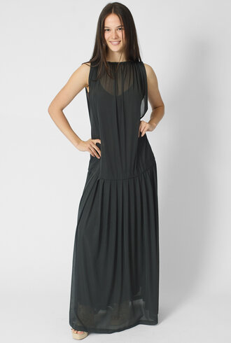 Alysi Superlight Jersey Dress Lavagna