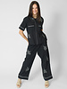 The Great  Weekend Pant Hanky Embroidery Black