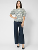 Apiece Apart Lino Top Yoyoi Cream and Navy