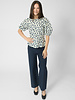 Apiece Apart Lino Top Yoyoi Cream and Navy