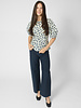 Apiece Apart Lino Top Yoyoi Cream and Navy