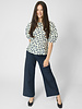 Apiece Apart Lino Top Yoyoi Cream and Navy