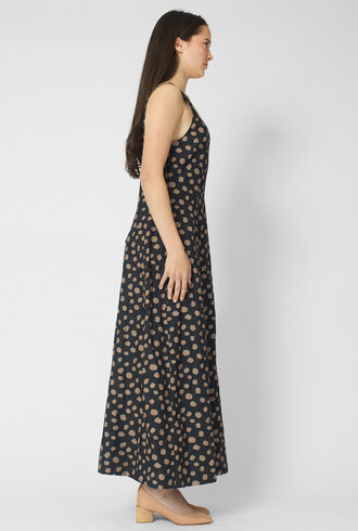 Apiece Apart Ballet Tank Dress Black and Camel