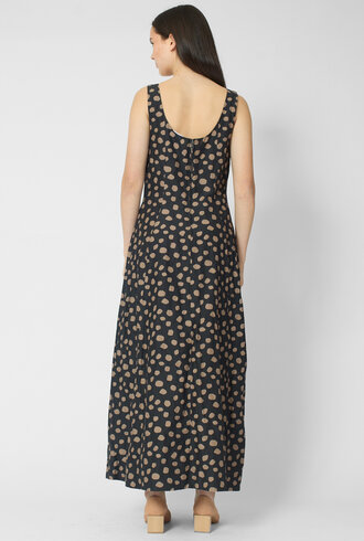 Apiece Apart Ballet Tank Dress Black and Camel