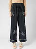 The Great  Weekend Pant Hanky Embroidery Black