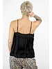 Raquel Allegra Vintage Stripe Flirty Cami Black