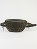 Jerome Dreyfuss Lino Banana Leopard Pouch  Kaki