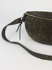 Jerome Dreyfuss Lino Banana Leopard Pouch  Kaki