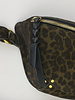Jerome Dreyfuss Lino Banana Leopard Pouch  Kaki