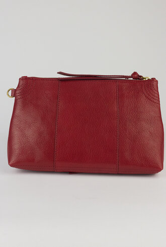 Jerome Dreyfuss Lucky Clutch L Carmin