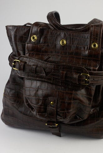 Jerome Dreyfuss Billy Medium Croco Cigare