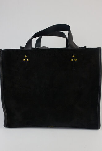 Jerome Dreyfuss Leon M Split Suede Noir