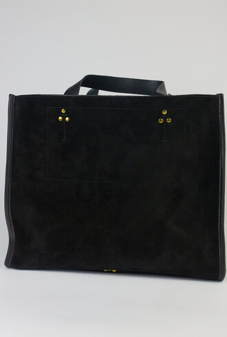 Jerome Dreyfuss Leon M Split Suede Noir