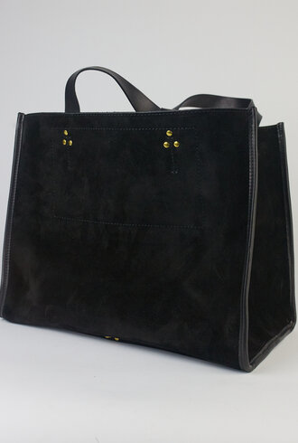Jerome Dreyfuss Leon M Split Suede Noir