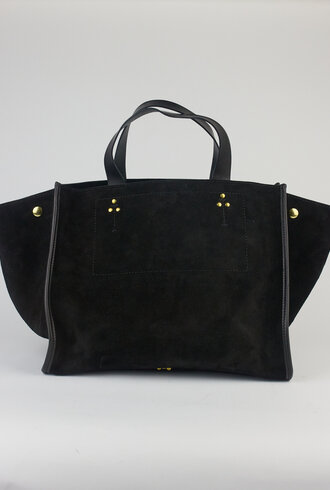 Jerome Dreyfuss Leon M Split Suede Noir