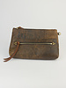 Jerome Dreyfuss Lucky Clutch Large  Marron