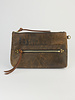Jerome Dreyfuss Lucky Clutch Large  Marron