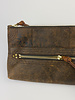 Jerome Dreyfuss Lucky Clutch Large  Marron