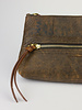 Jerome Dreyfuss Lucky Clutch Large  Marron