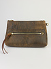Jerome Dreyfuss Lucky Clutch Large  Marron