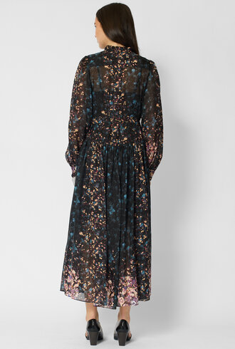 Ulla Johnson Tessa Silk Dress Eclipse