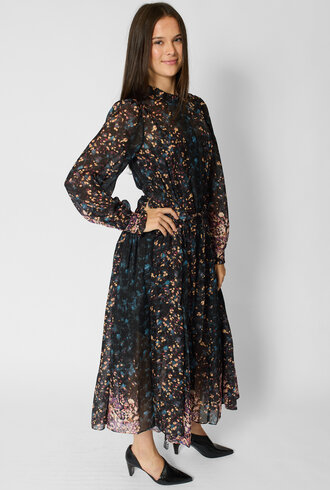 Ulla Johnson Tessa Silk Dress Eclipse