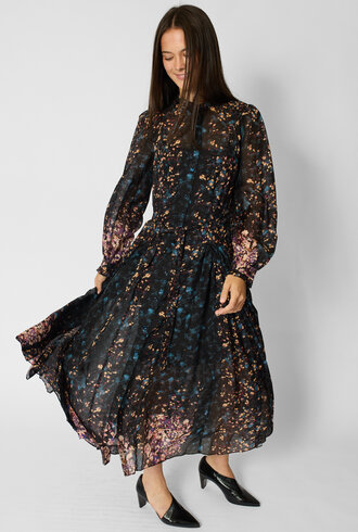 Ulla Johnson Tessa Silk Dress Eclipse
