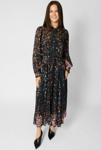 Ulla Johnson Tessa Silk Dress Eclipse