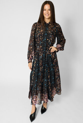 Ulla Johnson Tessa Silk Dress Eclipse