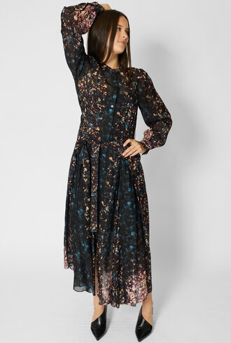 Ulla Johnson Tessa Silk Dress Eclipse