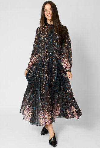Ulla Johnson Tessa Silk Dress Eclipse